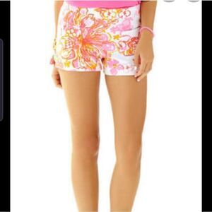 Lilly Pulitzer alycia shorts resort white happines